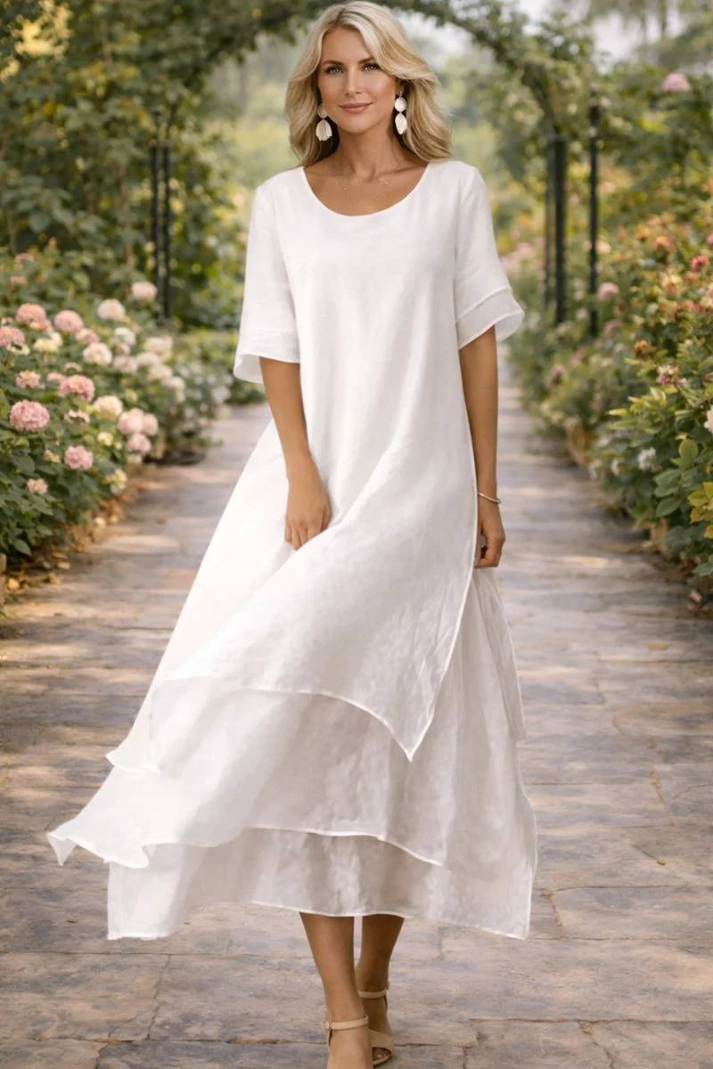 Women's Layered Maxi Dress