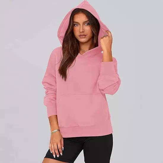 Oversized Hoodie – Casual Long-Sleeve Pullover with Kangaroo Pocket