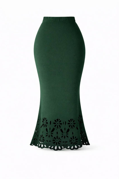 High Waist Elegant Pencil Midi Skirt