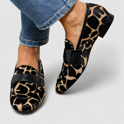 Women's Leopard Print Horsebit Loafers