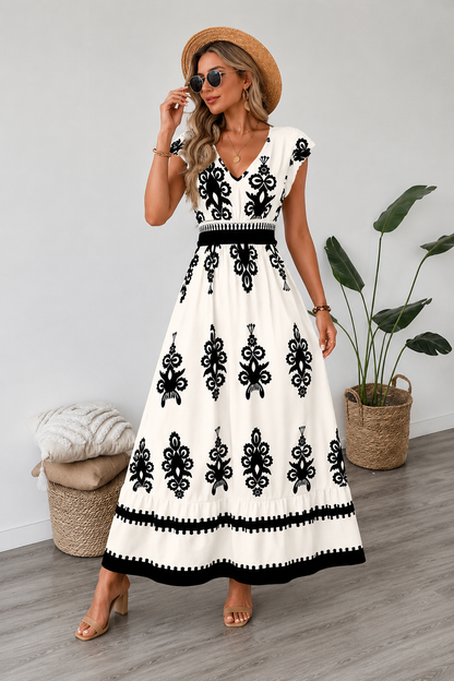 Isabella | Riviera Charm Maxi Dress