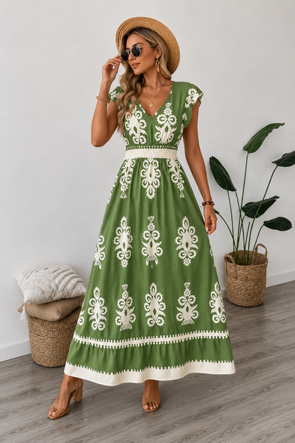 Isabella | Riviera Charm Maxi Dress