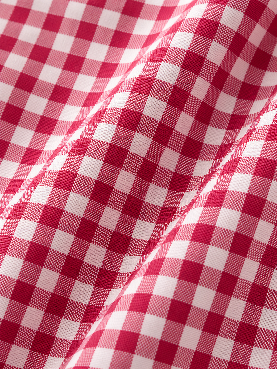 Gingham Bow Blouse – Long Sleeve Button Front Shirt