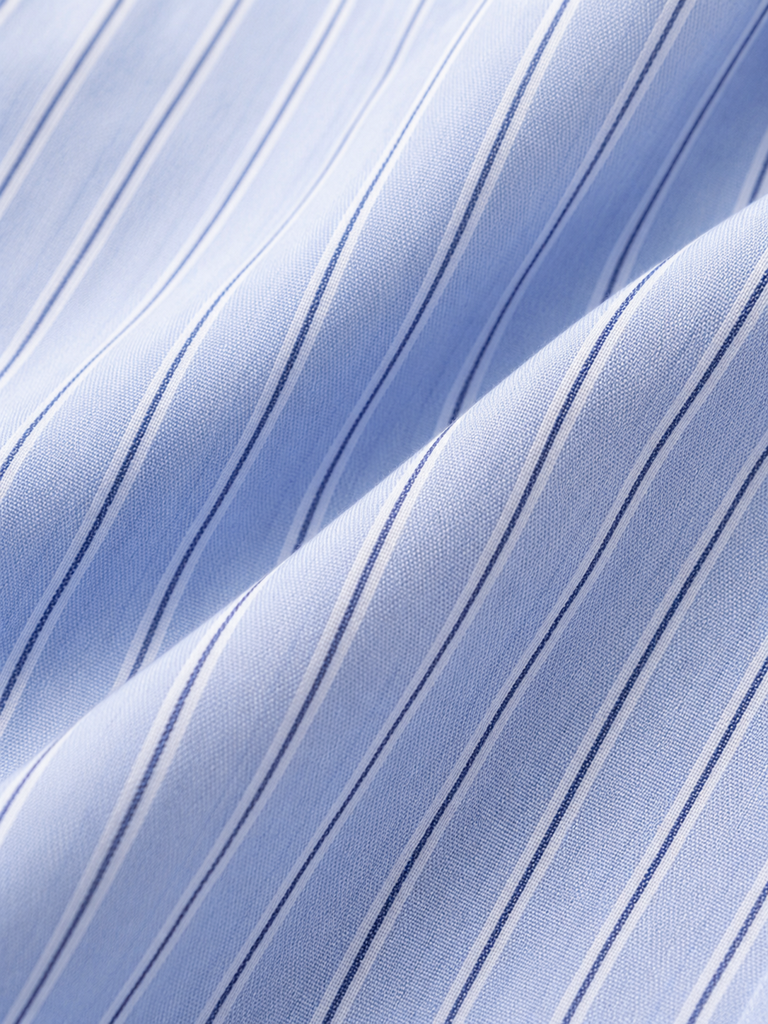Striped Button Down Blouse – Short Sleeve Smocked Waist
