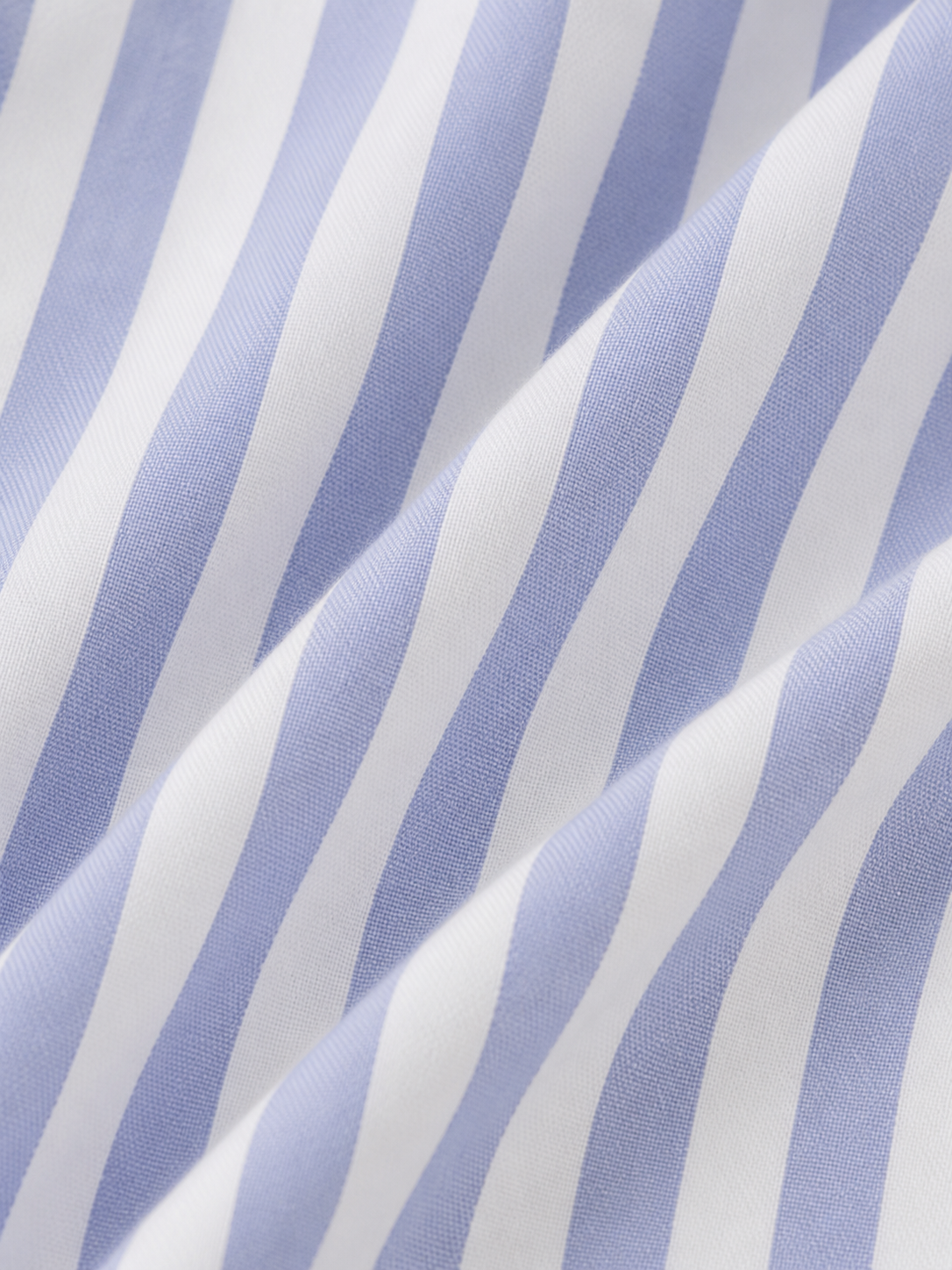 Oversized  Striped Button Down Shirt – 3/4 Sleeve Relaxed Fit