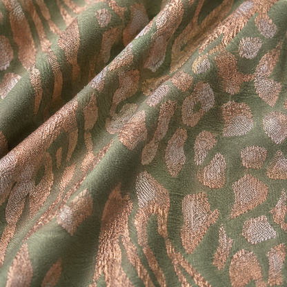 Women's Animal Print Twist Front Maxi Dress