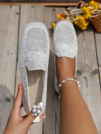 Women's Lightweight Knit Walking Loafers