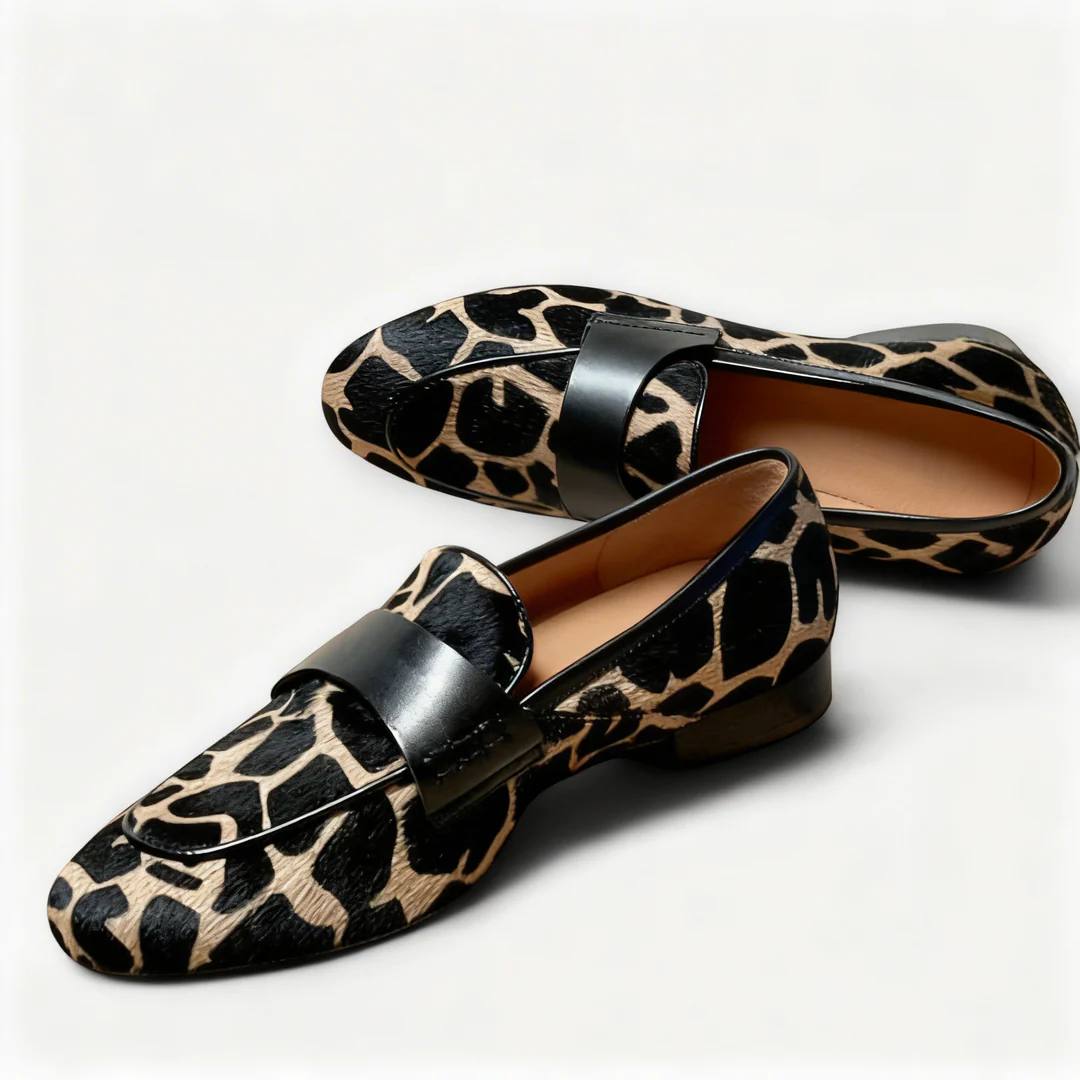Women's Leopard Print Horsebit Loafers