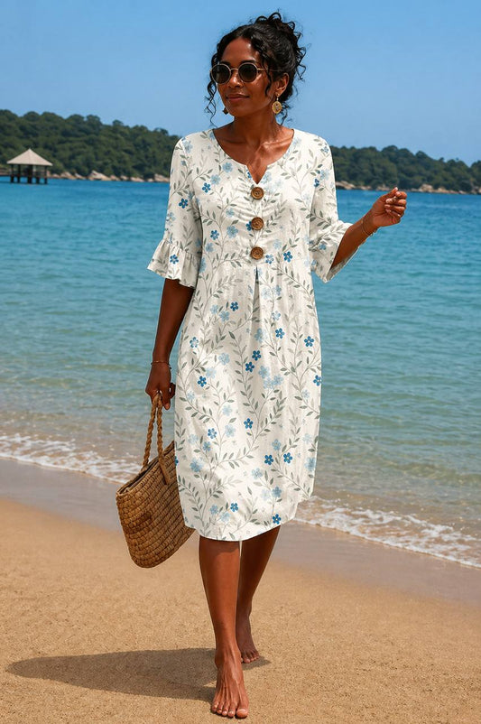 Seraphina | Blossom Breeze Midi Dress