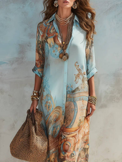 Women's Lightweight Boho Maxi Dress
