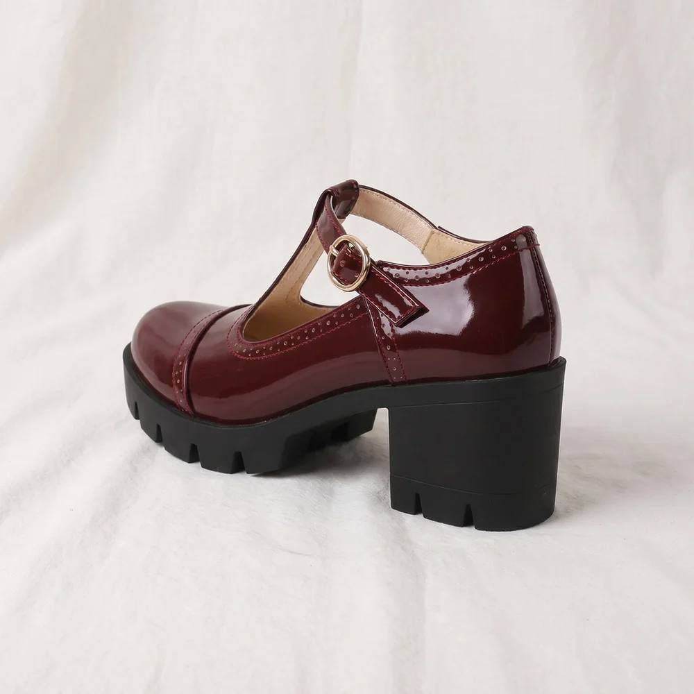 Women's Mary Jane Platform Heels