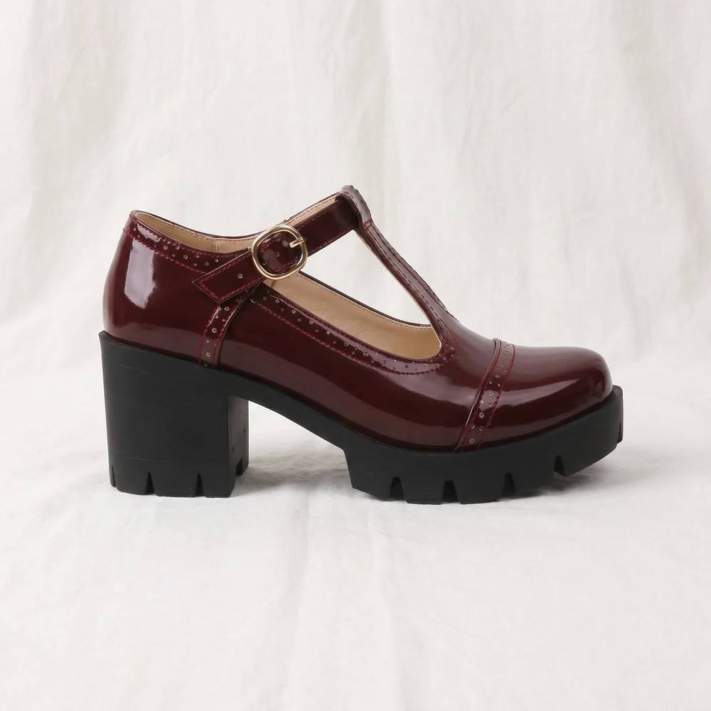 Women's Mary Jane Platform Heels
