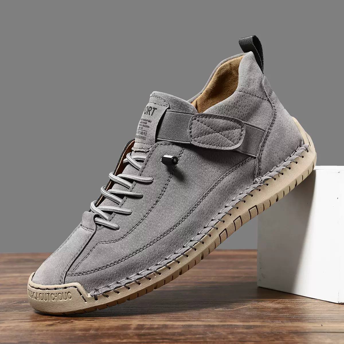 Women's Casual Leather Trainers