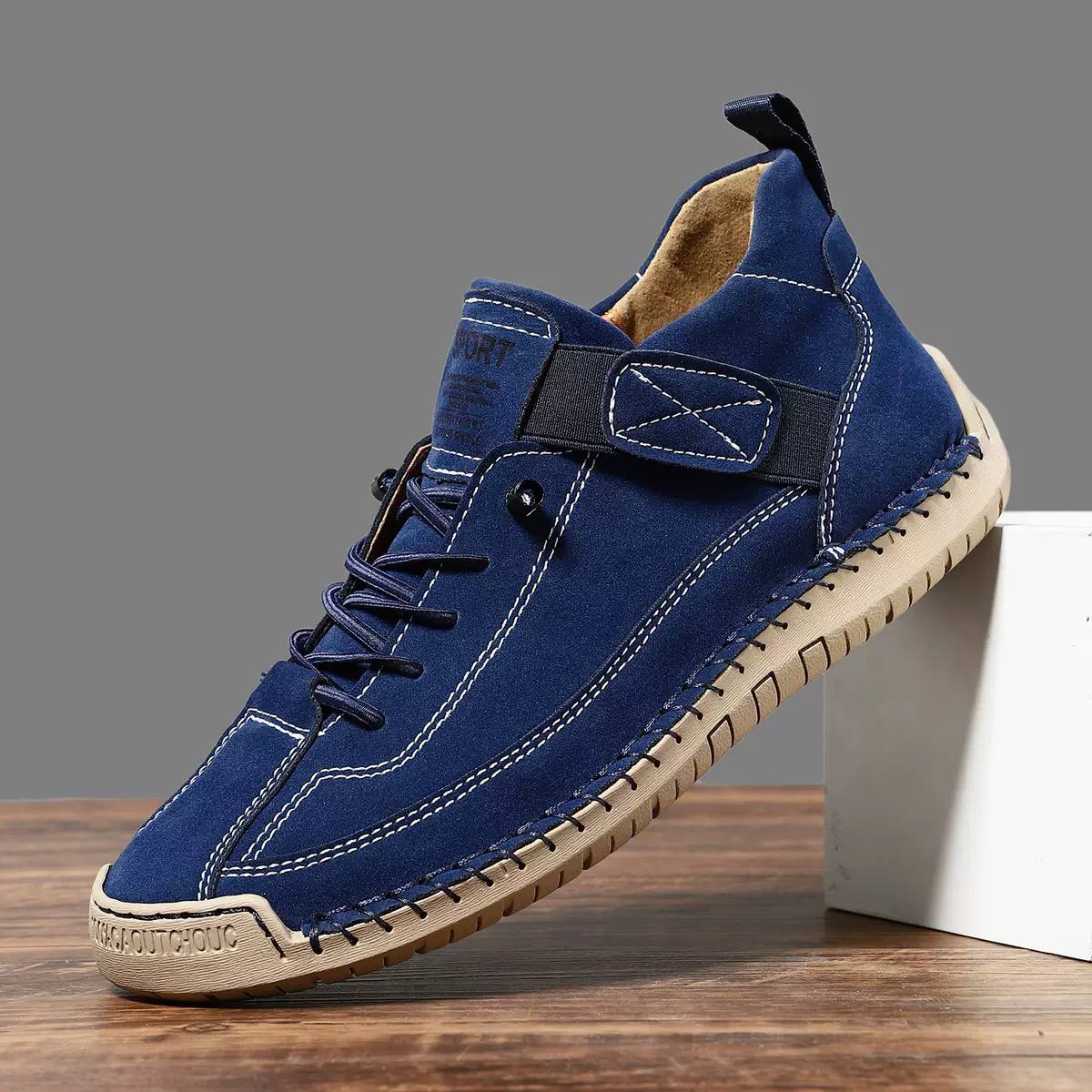 Women's Casual Leather Trainers