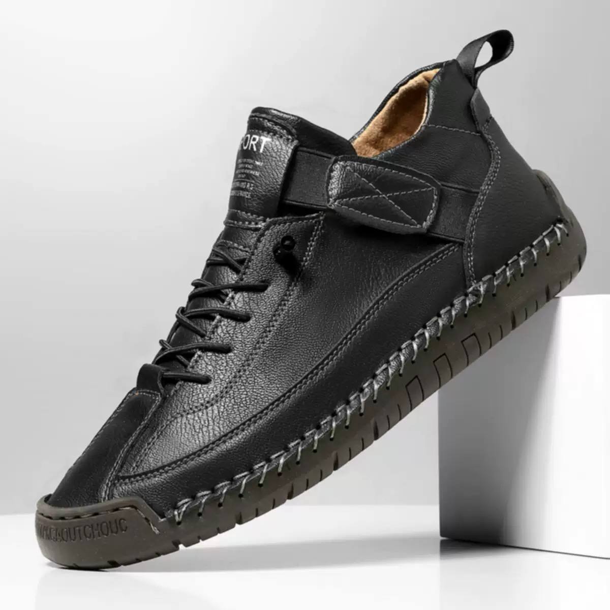Women's Casual Leather Trainers
