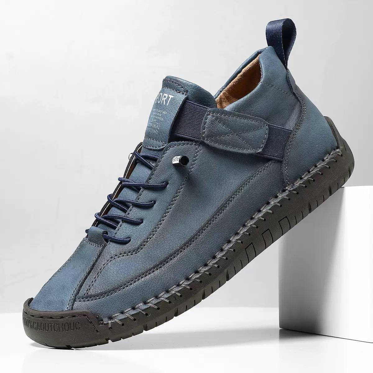 Women's Casual Leather Trainers