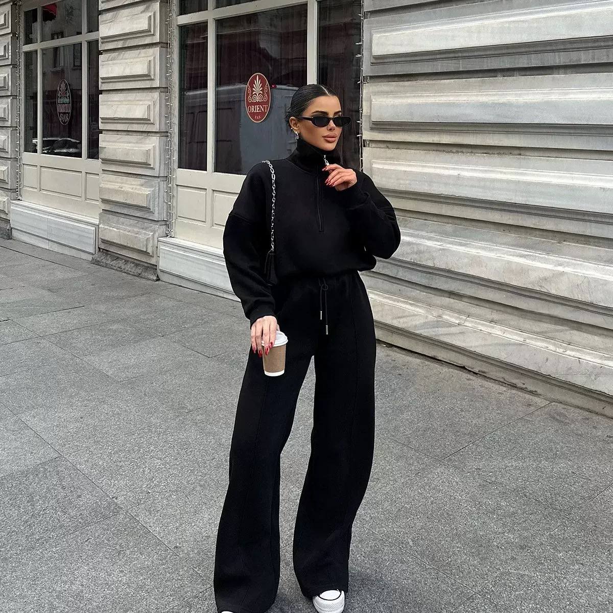 Women's Half Zip Lounge Set