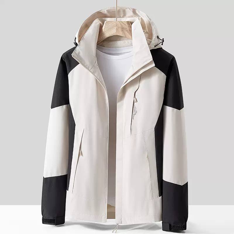Women's Hooded Waterproof Windbreaker Jacket