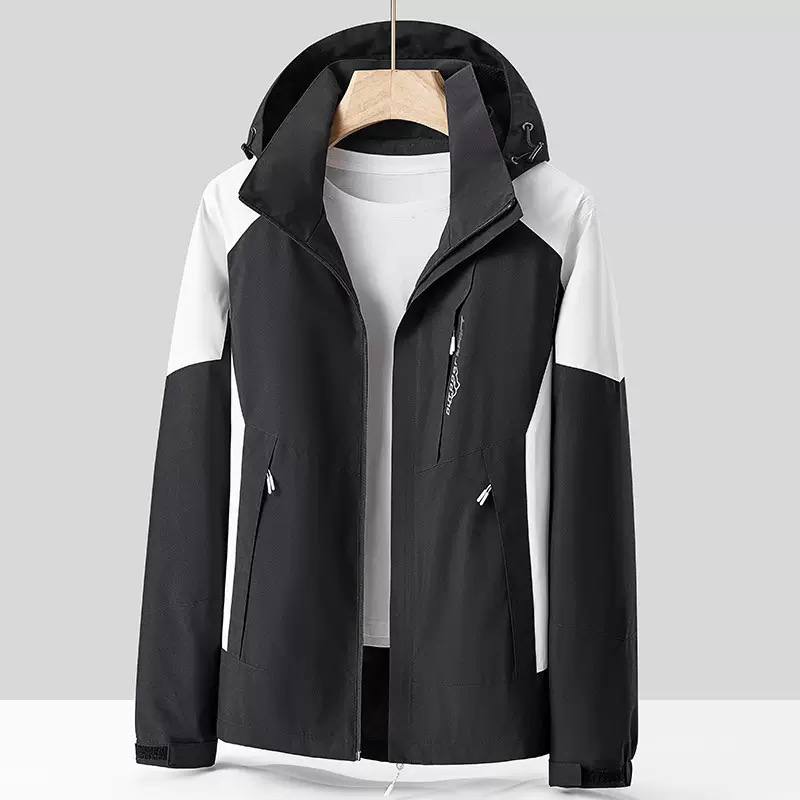Women's Hooded Waterproof Windbreaker Jacket