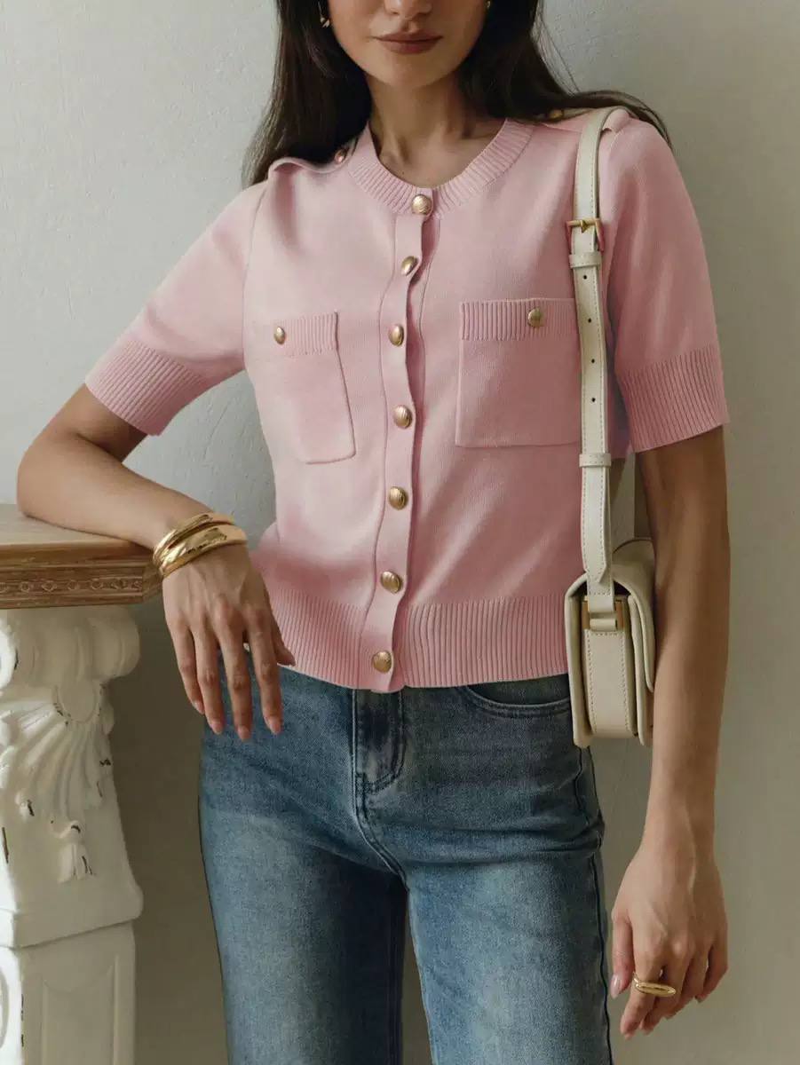 Women's Button Front Knit Cardigan