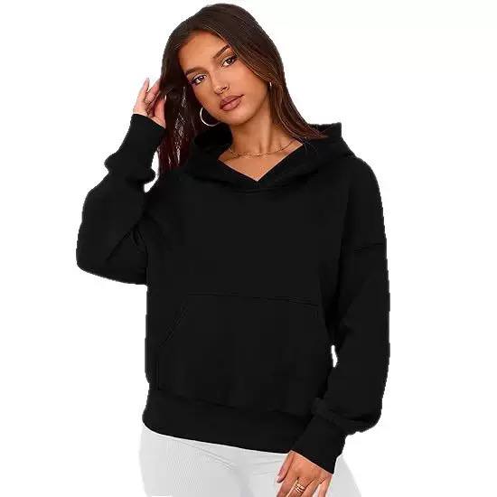 Oversized Hoodie – Casual Long-Sleeve Pullover with Kangaroo Pocket