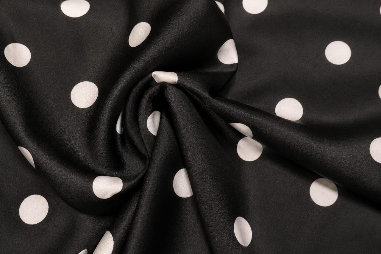 Polka Dot Midi Dress – Flare Dress with Cinched Waist and Flowy Skirt