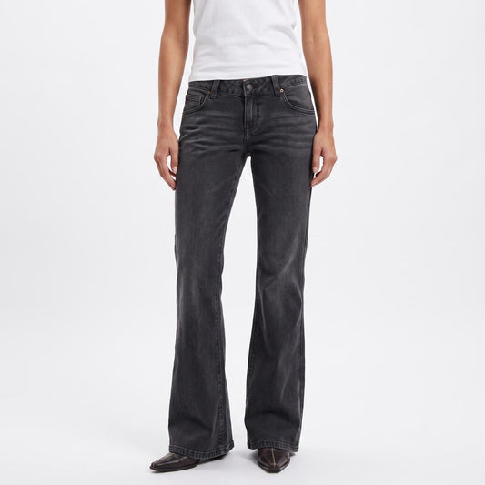 Flared Jeans –  Low Rise  Cotton Trousers