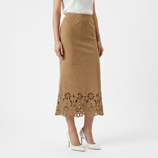 High Waist Elegant Pencil Midi Skirt